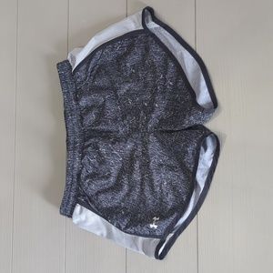 Under Armour UA Women's Fly By Pocket Shorts Grey/Gray Print Size X-small XS